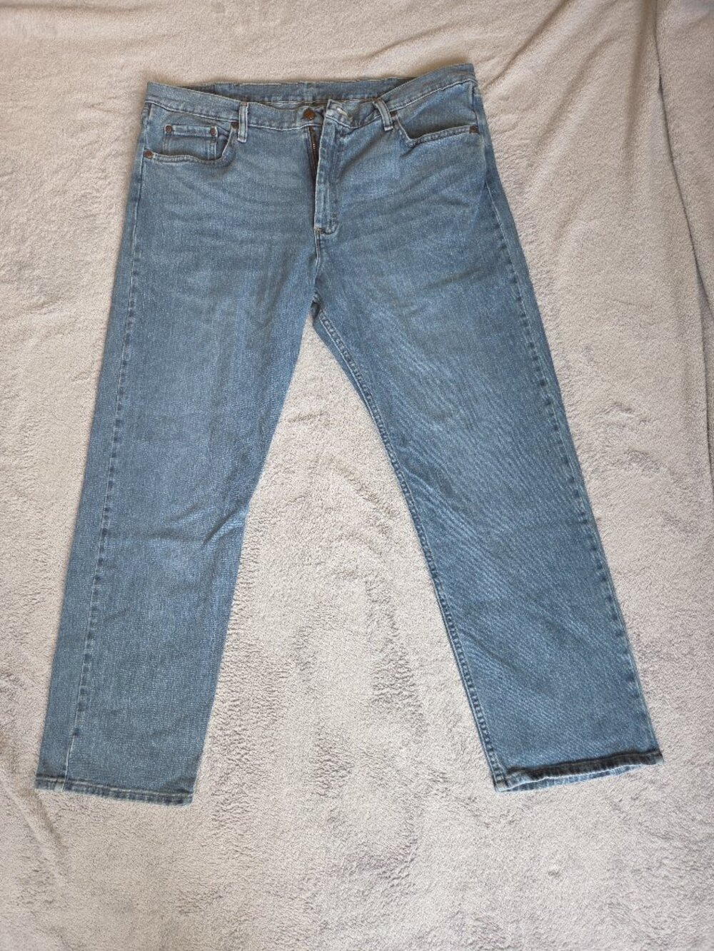 Wrangler Regular Fit Men's Jeans - Size 38x30 - Classic Blue Denim